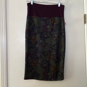 NEW luna claire stretch print skirt